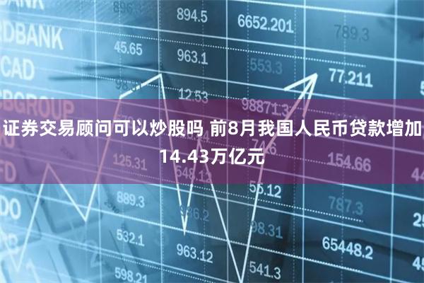 证券交易顾问可以炒股吗 前8月我国人民币贷款增加14.43万亿元